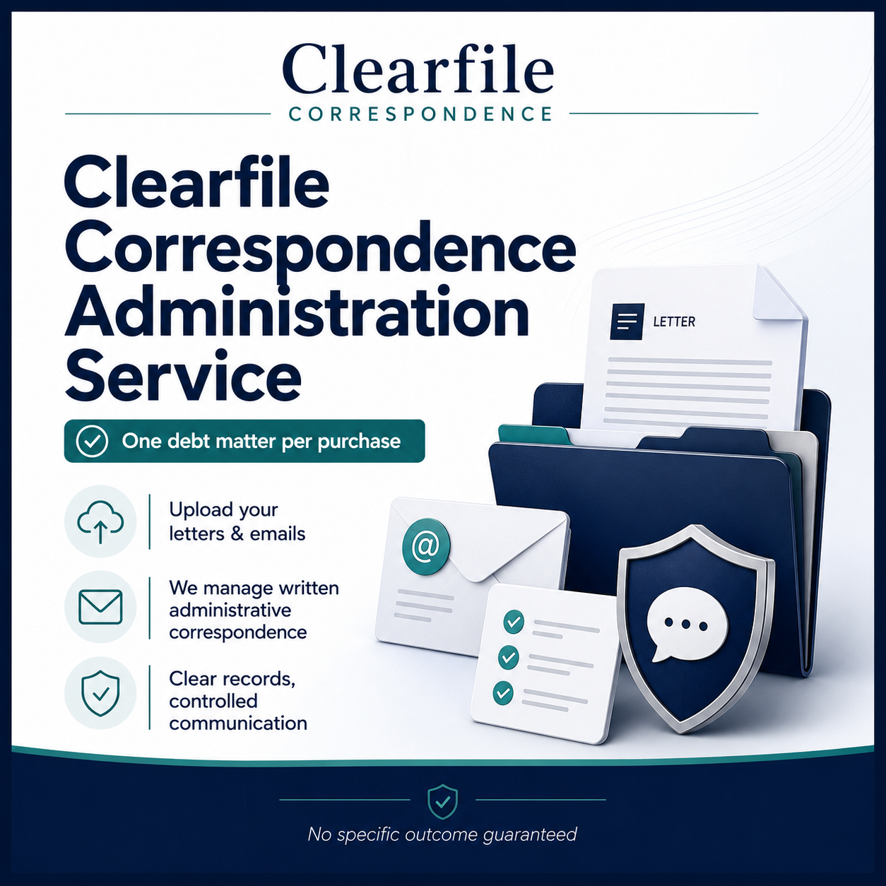 Clearfile Correspondence Administration Service overview